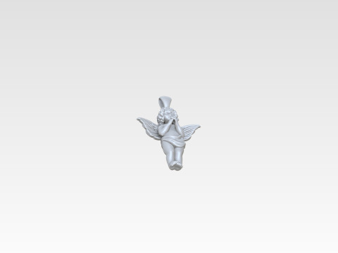 Angel Pendant Free 3D print model 3D प्रिंट मॉडल