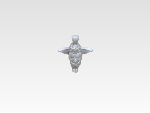 Angel Pendant Free 3D print model 3D प्रिंट मॉडल