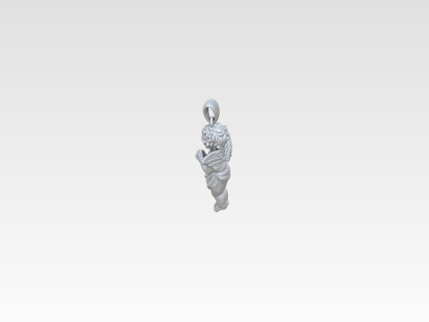 Angel Pendant Free 3D print model 3D प्रिंट मॉडल