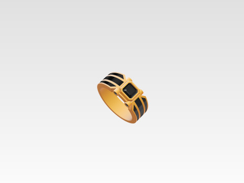 Jewellery man ring Free 3D print model 3Dプリントモデル