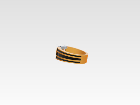 Jewellery man ring Free 3D print model 3Dプリントモデル