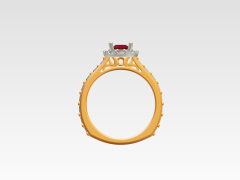 Jewelry ring free Free 3D print model 3Dプリントモデル