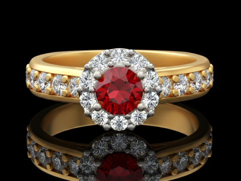 Ювелирное кольцо бесплатно Бесплатная модель для 3D печати 3D Принт Модель