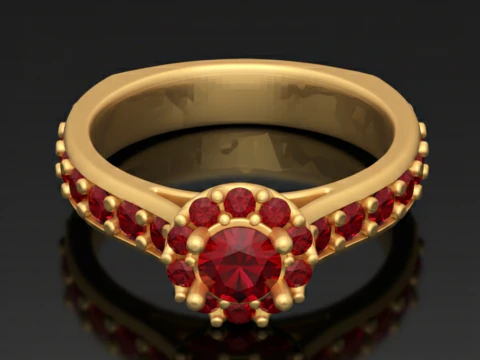 Jewelry ring free Free 3D print model 3D Print Model