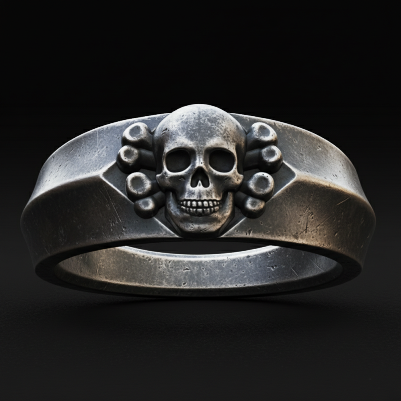 骷髅戒指免费 3D 打印模型 3D 打印模型 .c4d .max .obj .3ds .fbx .stl .blend 