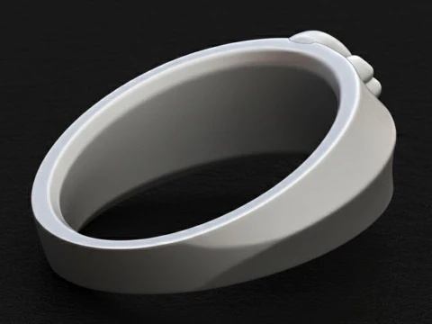 Skull Ring Free 3D print model 3D Print Model