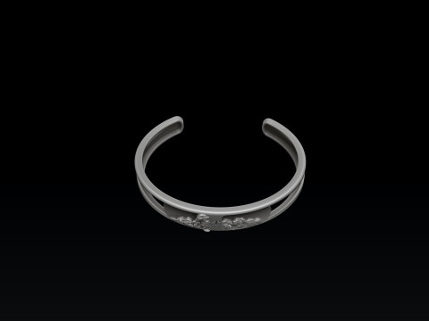 Zodiac Horoscope Aries Bracelet 3D print model 3Dプリントモデル