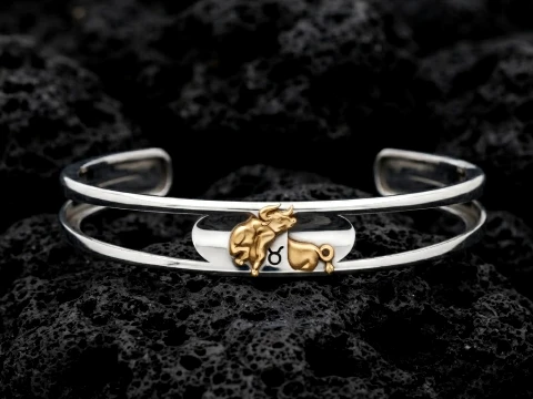 Zodiac Horoscope Taurus Bracelet 3D print model 3D Print Model