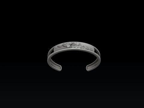 Zodiac Horoscope Gemini Bracelet 3D print model 3D Print Model