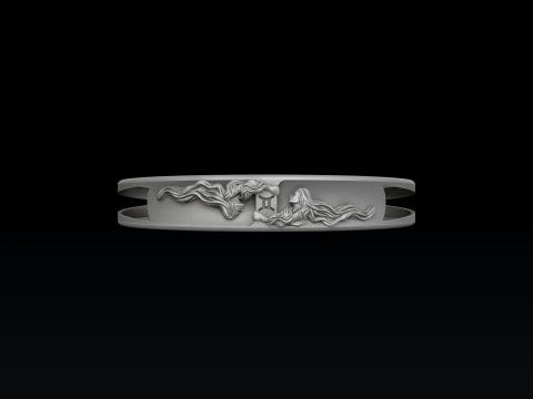 Zodiac Horoscope Gemini Bracelet 3D print model 3D Print Model