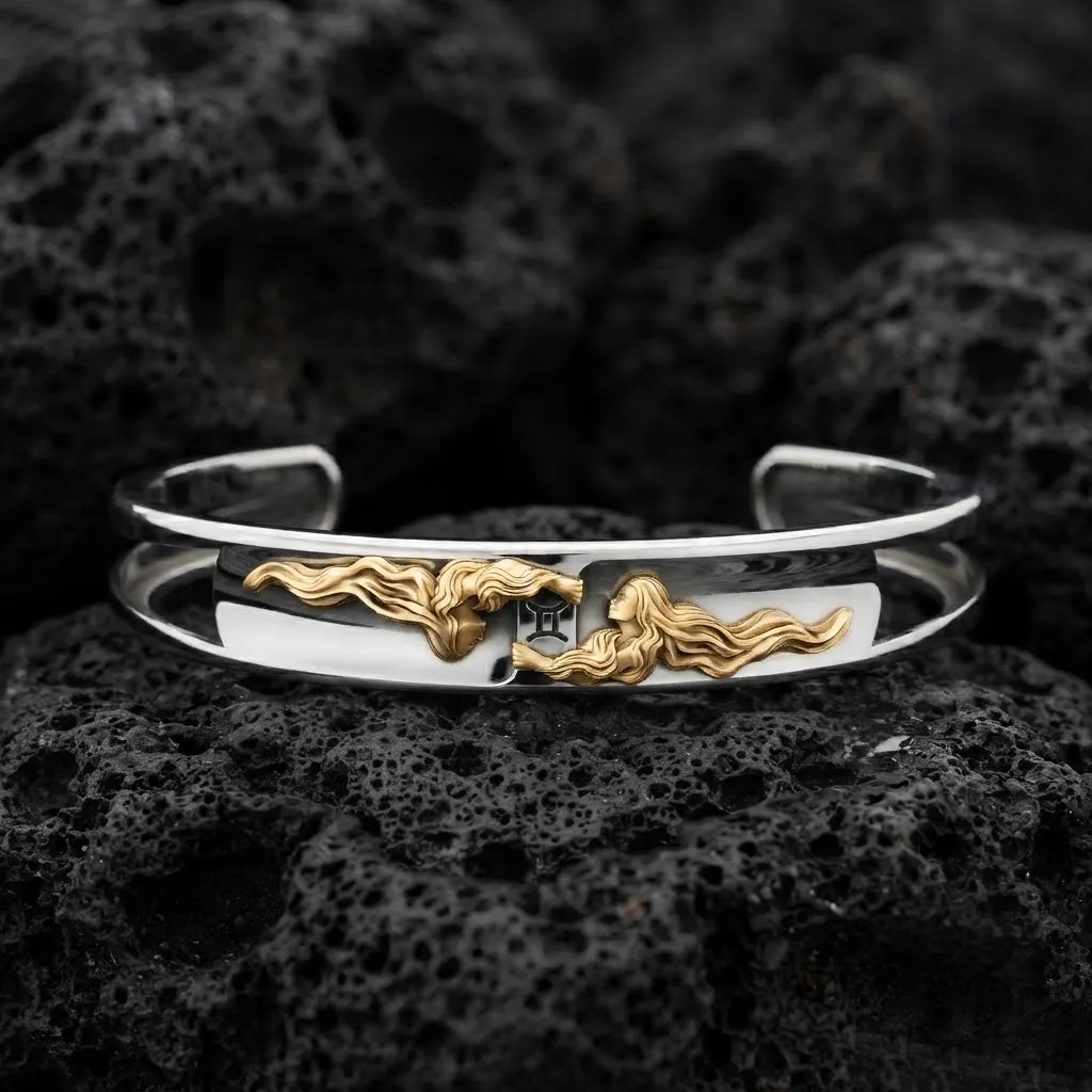 Zodiac Horoscope Gemini Bracelet 3D print model 3D Print Model .c4d .max .obj .3ds .fbx .stl .blend 