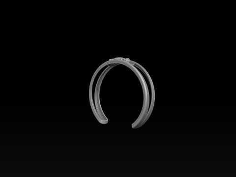 Zodiac Horoscope Cancer Bracelet 3D print model Model do druku 3D