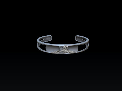 Zodiac Horoscope Virgo Bracelet 3D print model 3Dプリントモデル