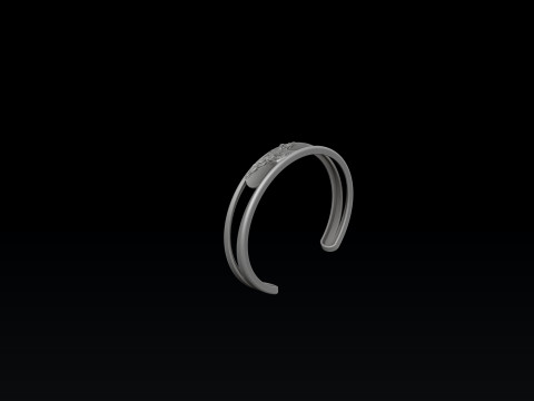 Zodiac Horoscope Virgo Bracelet 3D print model 3Dプリントモデル