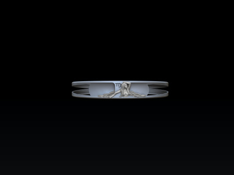 Zodiac Horoscope Virgo Bracelet 3D print model 3Dプリントモデル