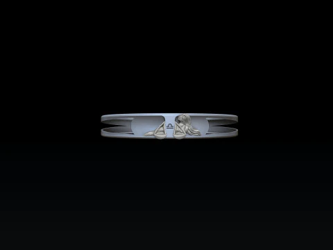 Zodiac Horoscope Libra Bracelet 3D print model 3D Print Model