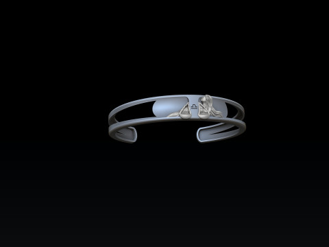 Zodiac Horoscope Libra Bracelet 3D print model 3D प्रिंट मॉडल