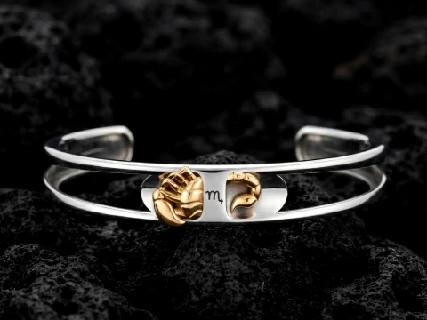 Zodiac Horoscope Scorpio Bracelet 3D print model 3D Print Model