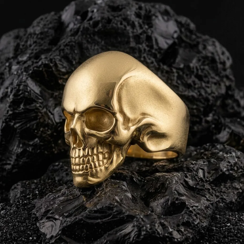 Skull Ring Version 2 3D print model 3D Print Model .c4d .max .obj .3ds .fbx .stl .blend 