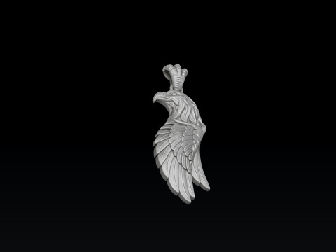 Eagle Pendant 3D print model 3D 打印模型