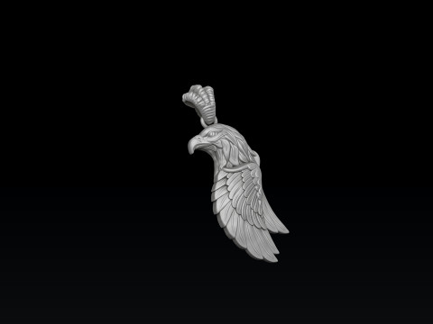 Eagle Pendant 3D print model 3D 打印模型