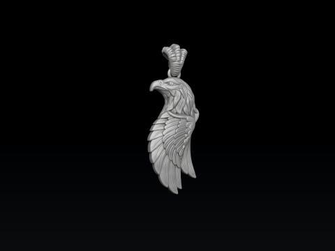 Eagle Pendant 3D print model 3D 打印模型
