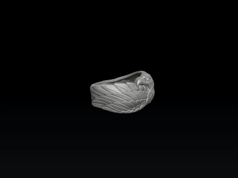 Eagle Ring 3D print model 3D Print Model