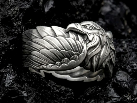 Eagle Ring 3D print model 3D Print Model