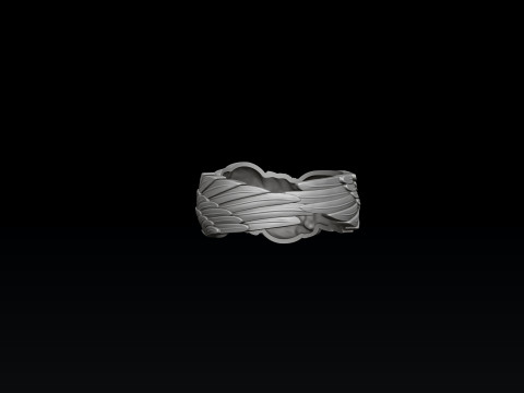 Double Head Eagle Ring 3D print model 3D-printmodel