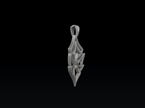 Minimalistic Spider Pendant 3D print model 3D Print Model