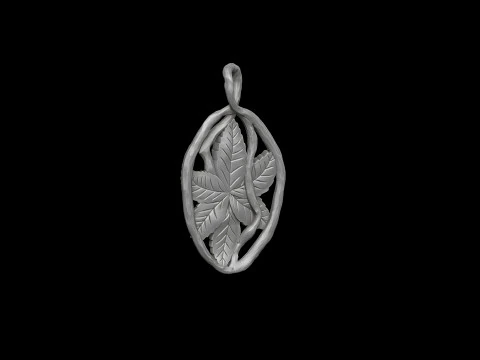 Rose Ring Pendant Set 3D print models 3D Print Model