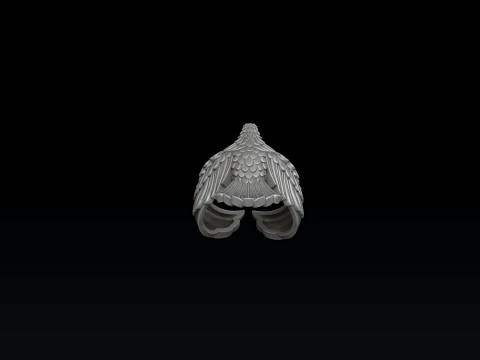 Eagle Ring 3D print model 3D Print Model
