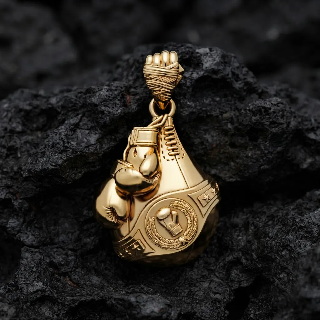 Boxing Pendant 3D print model 3D Print Model .c4d .max .obj .3ds .fbx .stl .blend