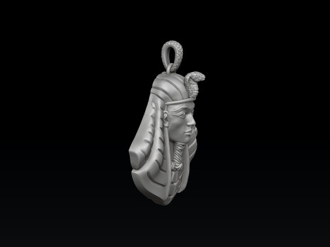 Pharaoh Pendant 3D print model Modelo de impresión 3D