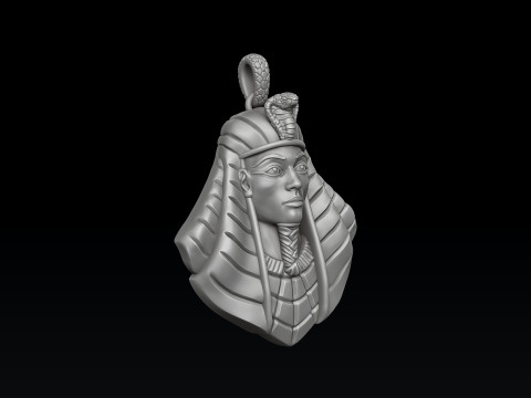 Pharaoh Pendant 3D print model Modelo de impresión 3D
