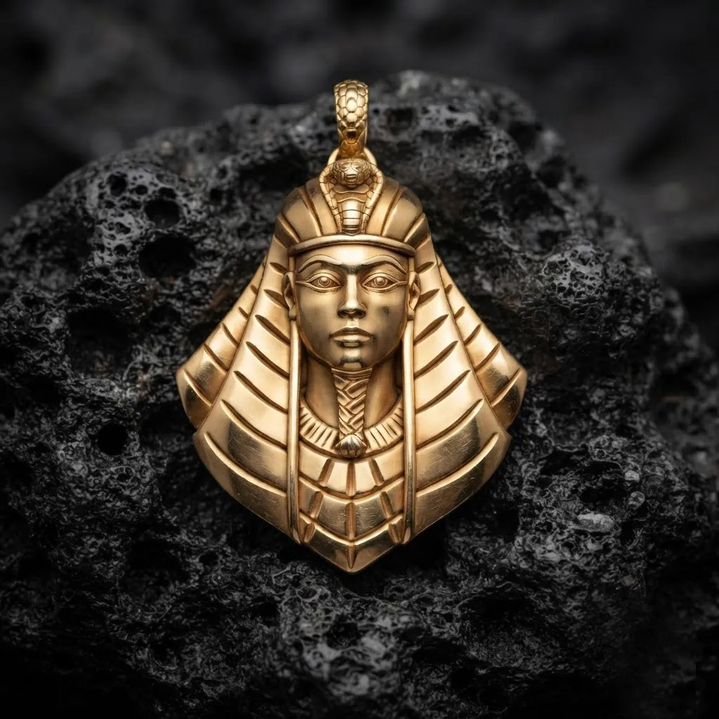 Pharaoh Pendant 3D print model 3D Print Model .c4d .max .obj .3ds .fbx .stl .blend