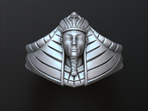 Pharaoh Ring 3D print model 3Dプリントモデル