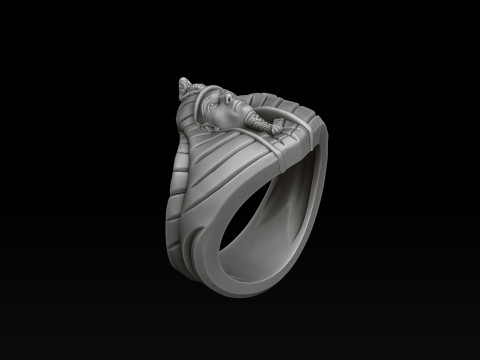 Pharaoh Ring 3D print model 3D Print Model