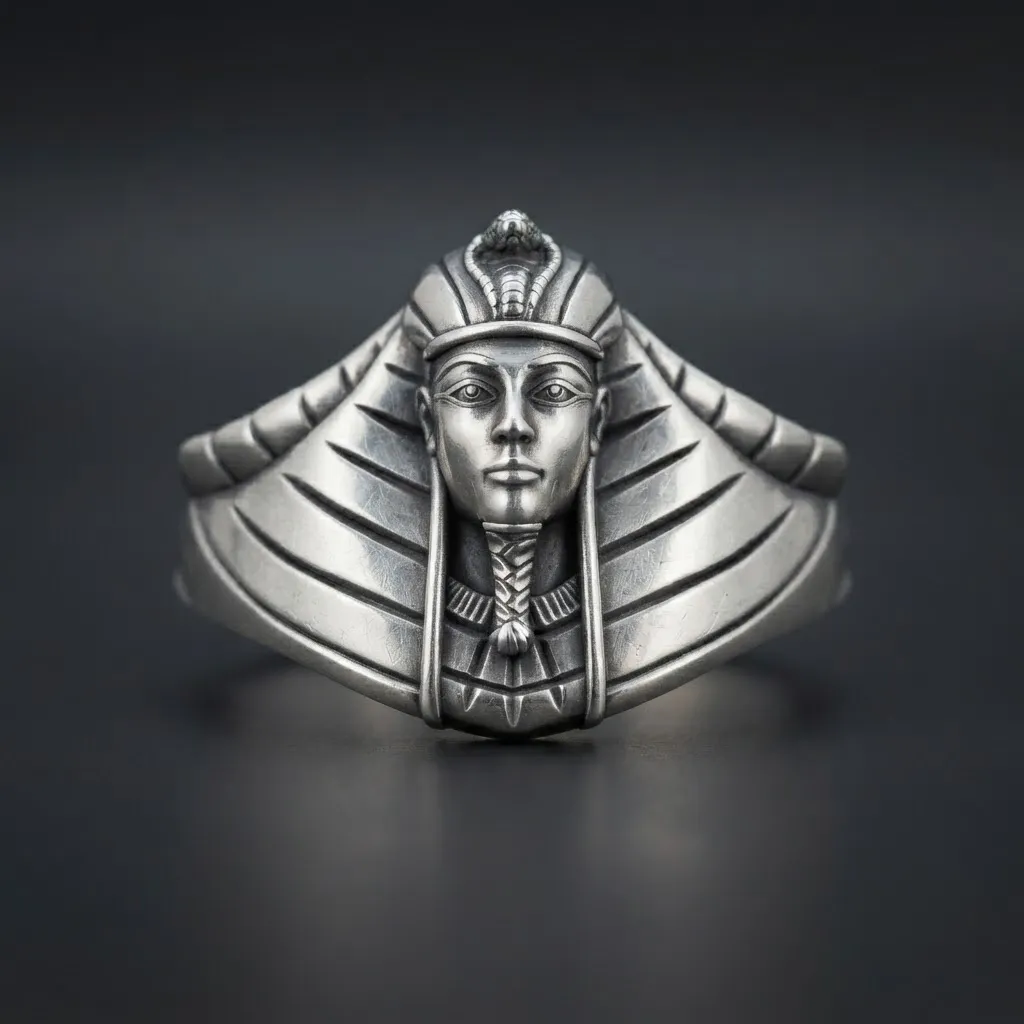 Pharaoh Ring 3D print model 3D Print Model .c4d .max .obj .3ds .fbx .stl .blend 