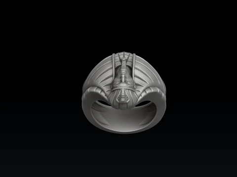 Pharaoh Pendant Ring Set 3D print model 3D Print Model
