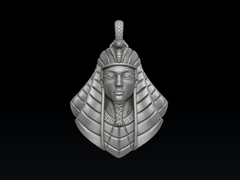Pharaoh Pendant Ring Set 3D print model Modèles 3D en vedette