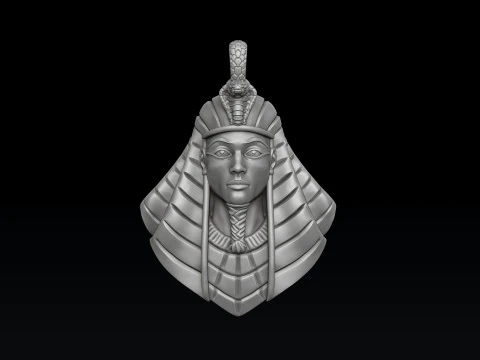 Pharaoh Pendant Ring Set 3D print model 3D Print Model