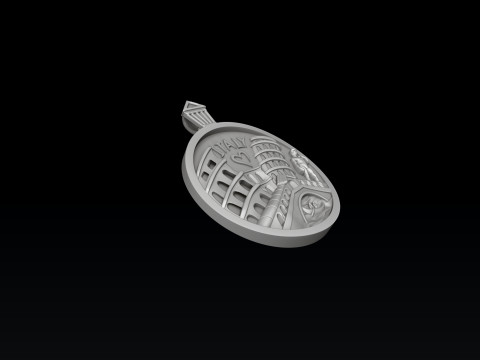 Italy Rome Pendant 3D print model 3Dプリントモデル