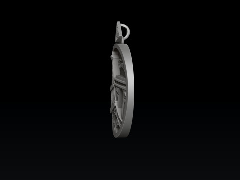 France Pendant 3D print model 3D 프린트 모델