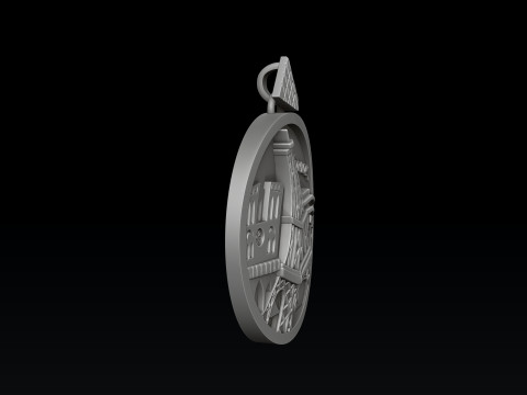 France Pendant 3D print model 3D 프린트 모델