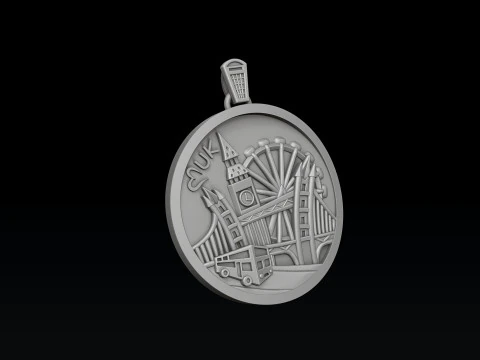 England Uk Pendant 3D print model 3D Print Model