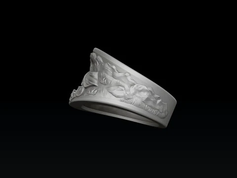 Traveller Hiking Ring 3D print model 3D Print Model