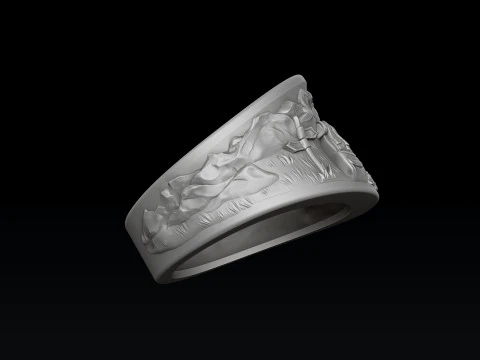 Traveller Hiking Ring 3D print model 3D Print Model