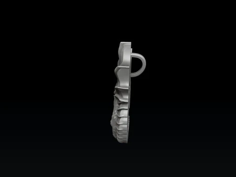 ベビードラゴンペンダント3Dプリントモデル 3Dプリントモデル