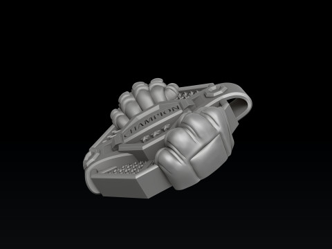 MMA Pendant 3D print model 3Dプリントモデル